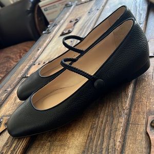 Lafayette 148 New York Black Mary Jane Flats